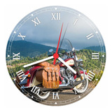 Relógio De Parede Moto Antiga Retrô Vintage Sala 30 Cm R001