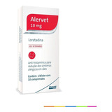 Antialérgico Cachorro Alervet 10mg Remedio Alergia Eficaz