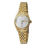 Relógio Orient Feminino 559eb1nh B1kx Dourado Automático