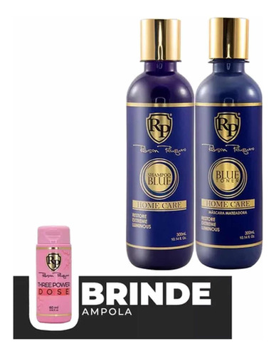 Kit Home Blue 300ml + Brinde Robson Peluquero