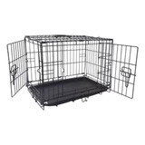 Canil Transportador Jaula Perro Metal Plegable Armable Small