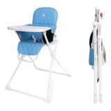 Silla Alta Periquera Bebe Portátil Plegable Con Charola