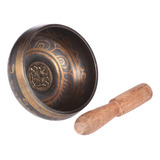 Campana Tibetana.. 8  Metal Hecha.mano Con Mazo Para Medit