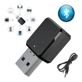 Adaptador Bluetooth Usb Musica Receptor P2 Chamada Som Carro