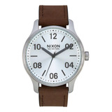 Reloj Nixon Patrol Leather Silver/brown
