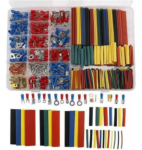 Juego 678pcs Terminales De Cable Aislado Conectores Kit De T