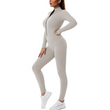 Enterizo Deportivo Yoga Jumpsuit Mujer Body Gym Fitnes