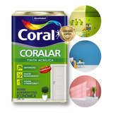 Tinta Anti Mofo Coral Acrílica Coralar Parede 18l - Cores