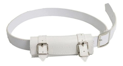 Cinturon Blanco Para Portar Katana Cosplay 110 Cm