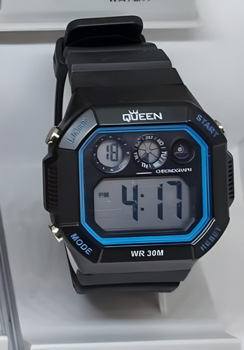 Reloj Queen Original Pulsera Hombre Malla Silicona Deportivo