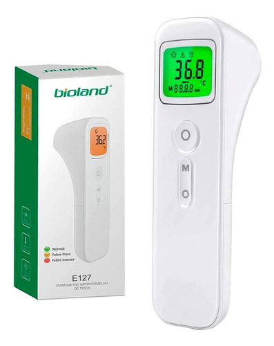 Termômetro Infravermelho De Testa Digital E127 - Bioland