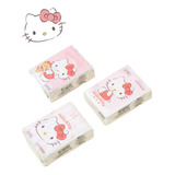 Pañuelos Dedechables Hello Kitty 3 Paquetes Papel Portátil 