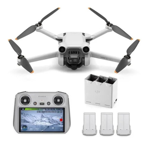 Drone Dji Mini 3 Pro Combo Fly More 3 Bateria Com Maleta 