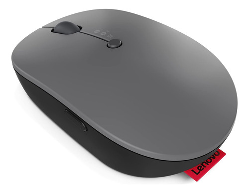 Mouse Inalámbrico Gris + Cable Usb C Lenovo Multidispositivo