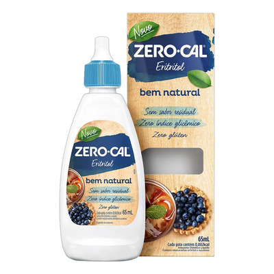 Adoçante Líquido Eritritol Zero Cal Caixa 65ml | MercadoLivre