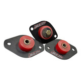 Kit X3 Patas De Motor Fiat Uno Y Duna Elastomero Rojo