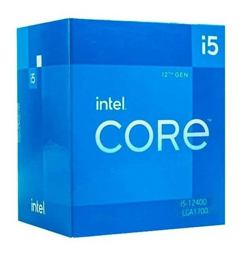 Microrocesador Intel Core I5-12400 6 Núcleos Socket 1700 Pc