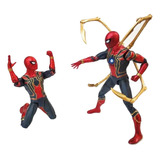 Marvel Iron Spiderman Modelo Electron Glow 17cm