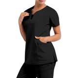 Top /polera Mujer-uniformes Clínicos Para Enfermera O Médico