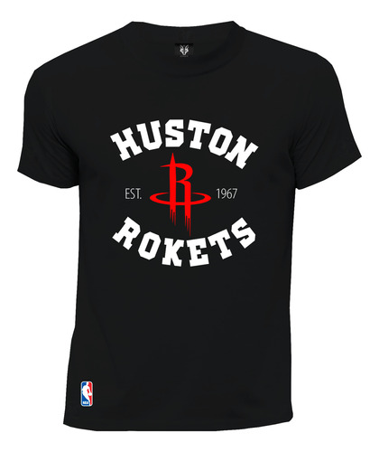 Camiseta Basketball Logo Nba Rockets Houston Rockets