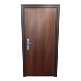 Puerta Seguridad Multianclaje Muy Simil Madera 2050x960x70