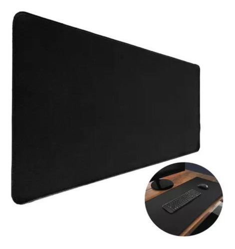 Mouse Pad Grande 70x35 Gamer Desk Pad Alta Qualidade Preto