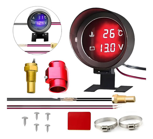 Voltímetro Digital(sensor),medidor De Temperatura Automático | MercadoLibre