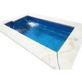 Pileta Piscina De Fibra De Vidrio Rectangular Pequeña 