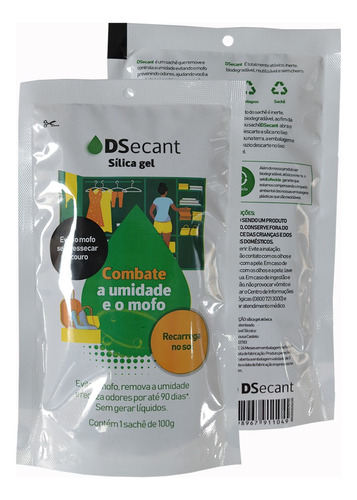 Dsecant 100g - Poderoso Combate Ao Mofo Em Calçados E Bolsas