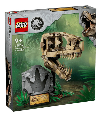 Bloco De Montar Lego Set Jurassic World Caveira T-rex 577 Pç