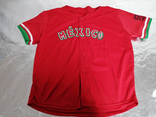 Casaca Baseball Mexico Seleccion Talla Xl Nacional Perfecto 