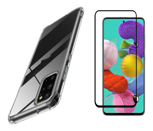 Capa Case Capinha P/ Samsung Galaxy A51 + Película 5d Nano