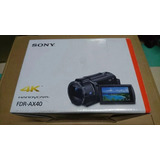 Sony Handycam 4k Fdr-ax40 Sensor Exmor R (nueva) + Bateria