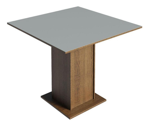 Mesa De Jantar Quadrada Tampo De Madeira Madesa 5363 Rc