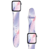 Pulsera Correa Compatible Apple Watch Silicona42-44m Violeta