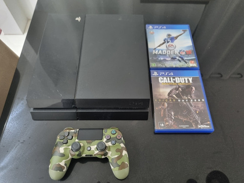 Ps4 Fat 500gb 1 Controle 2 Jogos