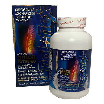 Doloflex 100 Tablets Ajo Negro Glucosamina Colágeno Salud Articular | MercadoLibre