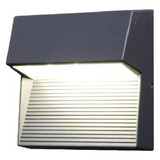 Aplique 1866 Lutec Led 9w 4000k Ip54 Negro