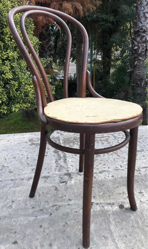 Silla Antigua Thonet Original Cabeza De Zorro  Vintage