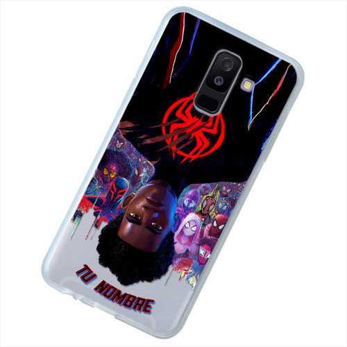 Funda Para Galaxy Spiderman Miles Personalizado Tu Nombre