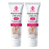 2×crema Blanqueadora Corporal Instantánea Áreas Intimas Bajo