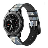 Malla Camuflada Para Samsung Active / Watch 42mm. Cuero.