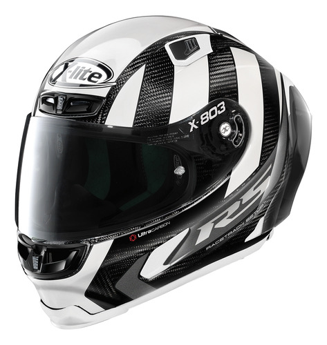 Casco Para Moto X-lite X-803 Rs  Blanco Wheelie Talle M 