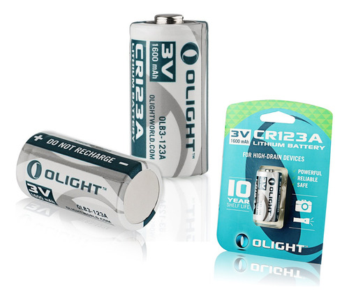 Bateria Olight Cr123a 3v Alta Performance Não Recarregável