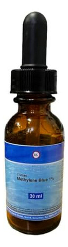 Methylene Blue 1% En Frasco De Vidrio De 30 Ml