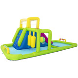 Trampolin Juego Exterior Inflable Castillo Brincolín Resbala