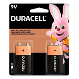 Bateria Alcalina 9v Mn1604 (c/2 Pilhas) Duracell 