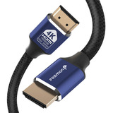 Fosmon Cable Hdmi 2.0 4k 60hz 15 Pies, Certificado Premium