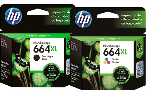 Combo Cartucho Hp 664xl Preto Color Originais 2676 3776 4676