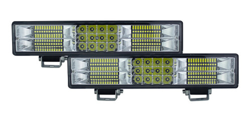 Kit De Faros 60 Leds Luz Y Estrobo Blanco Tunelight 239w